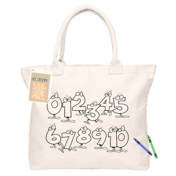 COLOURING CALICO SHOPPER NO GUSSET