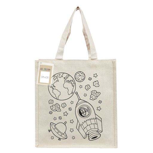 COLOURING EXECUTIVE CANVAS TOTE BAG