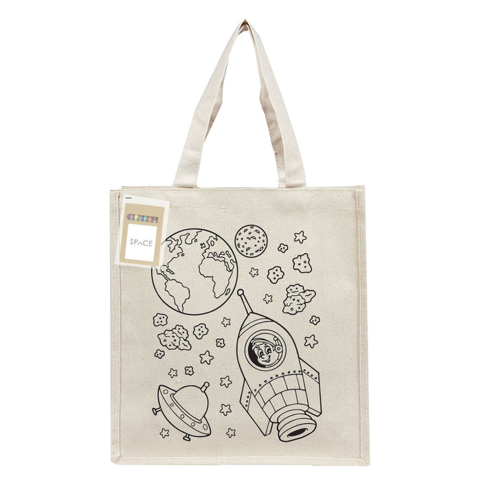 COLOURING EXECUTIVE CANVAS TOTE BAG