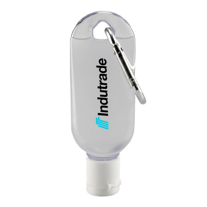 30ML GEL HAND SANITIZER WITH CARABINER