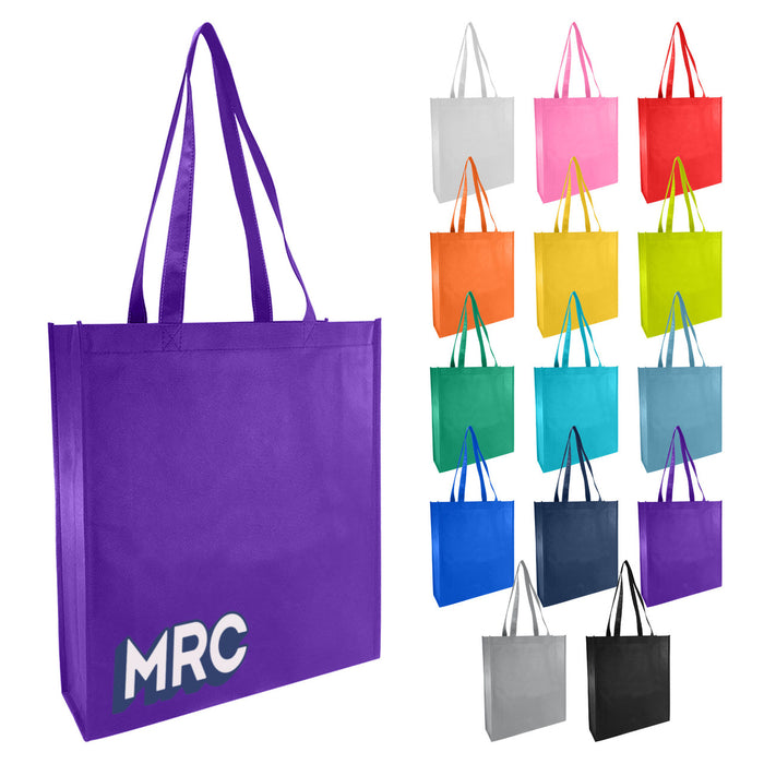NON WOVEN BAG WITH LARGE GUSSET