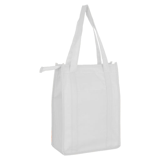 NON WOVEN COOLER BAG WITH TOP ZIP CLOSURE