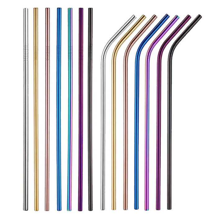 STAINLESS STEEL STRAW 6MM X 215MM