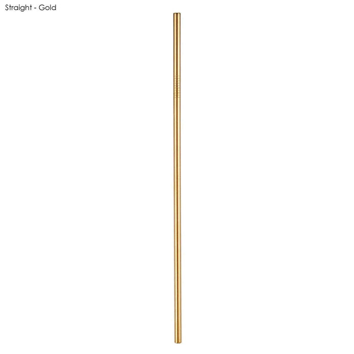 STAINLESS STEEL STRAW 6MM X 215MM