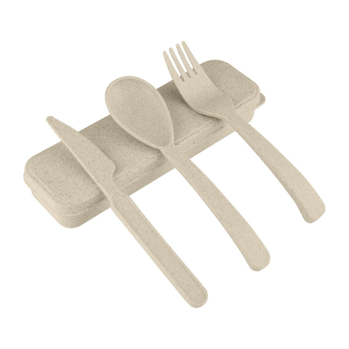 WHEAT STRAW UTENSILS SET