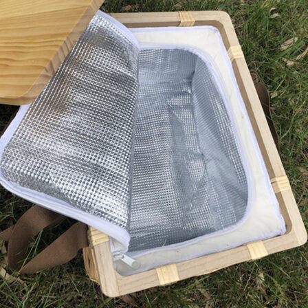 Gold Coast Wicker Picnic Cooler Basket