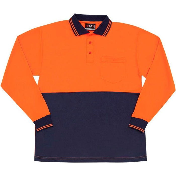 Hi Vis Long Sleeve Polo