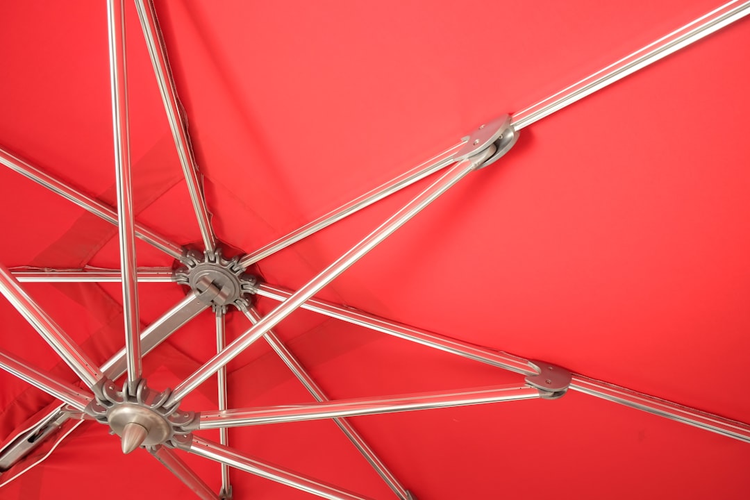 red parasol