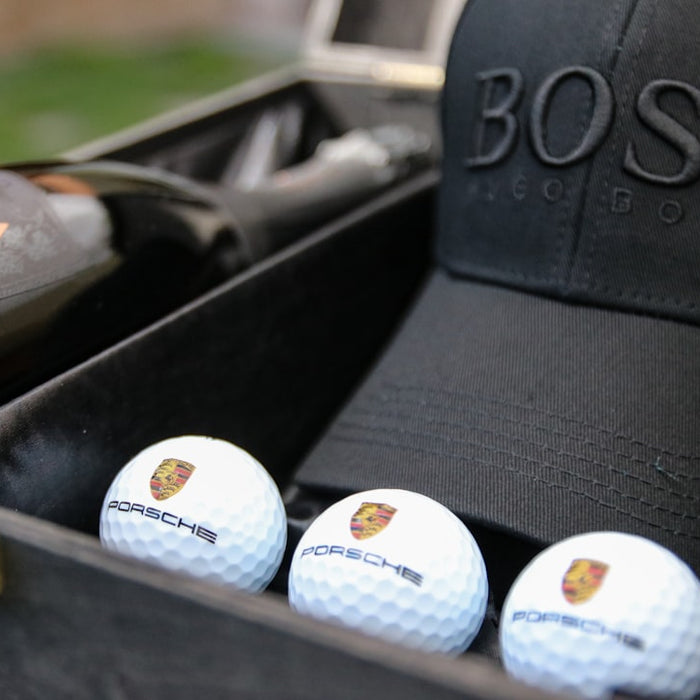 golf ball in black box