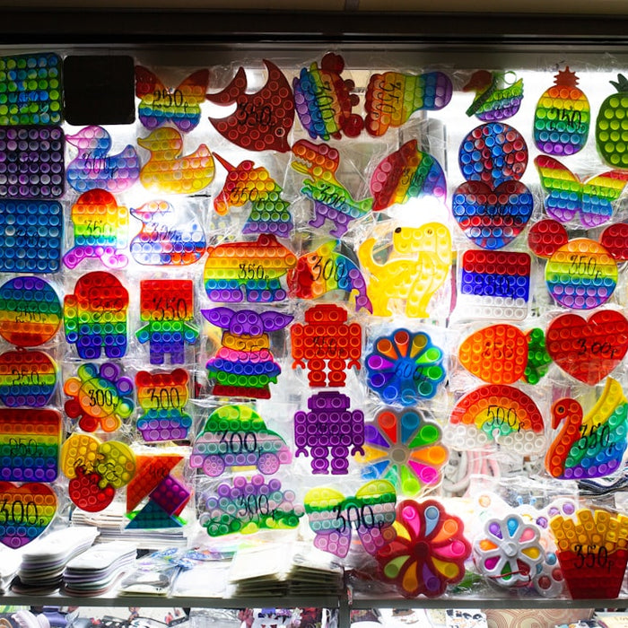 a display of candy
