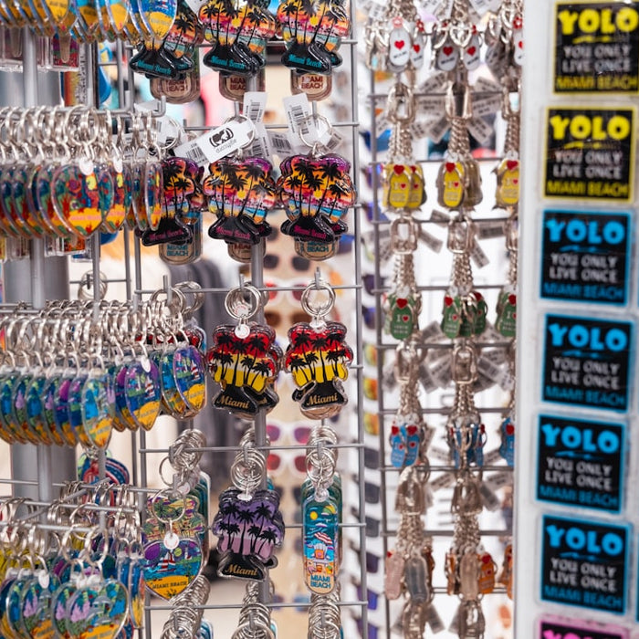 a store display with lots of different types of earrings