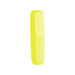 Custom Blended-Tooth Comb - A custom blended tooth comb in bright yellow, featuring a sleek design and evenly spaced teeth.