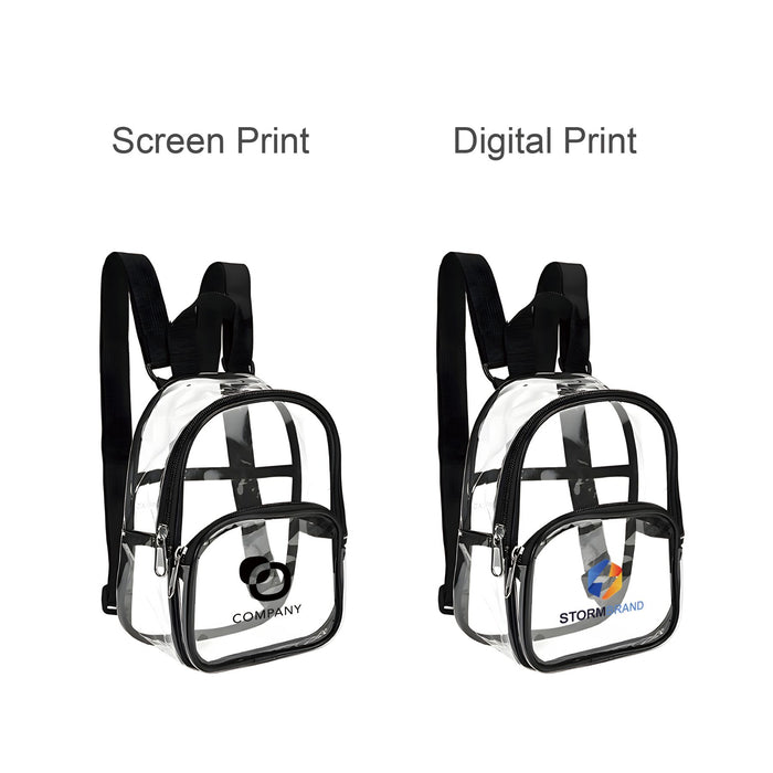 Clear Mini Backpack - Custom Promotional Product