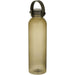 Alti 630 ml RCS Recycled Plastic Water Bottle - A drink bottle made of recycled plastic in a translucent olive colour, featuring a secure lid and handle.