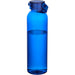 Alti 630 ml RCS Recycled Plastic Water Bottle - A drink bottle made from recycled plastic, featuring a blue body and a secure lid. It has a logo on its surface.