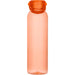 Alti 630 ml RCS Recycled Plastic Water Bottle - An orange water bottle made from recycled plastic, featuring a secure lid and a sleek design.