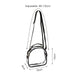 PVC Clear Waterproof Crossbody Bag - Custom Promotional Product