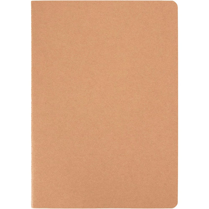 Slyk A5 Cahier Planner - A brown A5 planner with a simple, smooth cover and rounded edges, featuring a logo on the front.