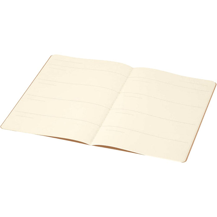 Slyk A5 Cahier Planner - An open A5 cahier planner with blank, lined pages, featuring a simple design and a neutral colour scheme.