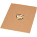 Slyk A5 Cahier Planner - A tan A5 cahier planner with a logo featuring a loaf of bread and text.