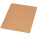 Slyk A5 Cahier Planner - A tan A5 cahier planner with a smooth cover and rounded corners. It features a logo on the front.