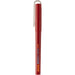 Mauna Recycled PET Gel Rollerball Pen - A red rollerball pen with a clip, featuring a logo and text design.