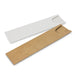 Infinity Inkless Bamboo Pen - Two pen sleeves in white and brown, designed for packaging pens, featuring a cut-out for easy access.
