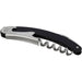 Seasons Nordkapp Waitress Knife - A black and silver waitress knife featuring a corkscrew and folding blade, with a metallic finish and a logo.
