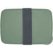 Seasons Dovi 800 ml Lunch Box - A green lunch box with a grey elastic strap, featuring a sleek, rectangular design and a minimalist style.