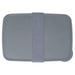 Seasons Dovi 800 ml Lunch Box - A grey lunch box with a strap on top, featuring a simple design and a smooth finish. It has a logo.