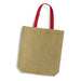 Thera Jute Tote Bag - Coloured Handles - Custom Promotional Product