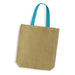 Thera Jute Tote Bag - Coloured Handles - Custom Promotional Product