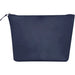 Swift GRS Recycled Toiletry Bag Set - A dark blue toiletry bag with a zip closure, featuring a simple design and a logo.