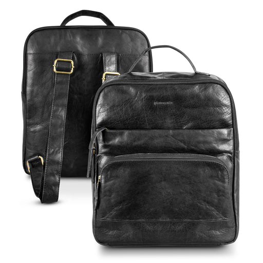 Pierre Cardin Leather Backpack - Custom Promotional Product