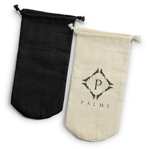 Cotton Bottle Gift Bag - Custom Promotional Product