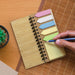 Bamboo Sticky Note Wallet - Custom Promotional Product