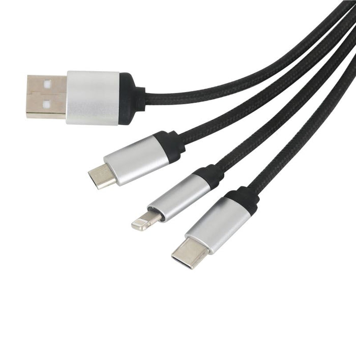 Round Shaped Light Up Charging Cables - Custom Promotional Product