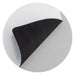 Desk Mat - A desk mat featuring a grey top surface and a textured black underside, designed for office use.
