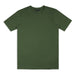 TRENDSWEAR Element Unisex T-Shirt - A green unisex T-shirt featuring a simple design and a crew neckline, with a logo on the label.