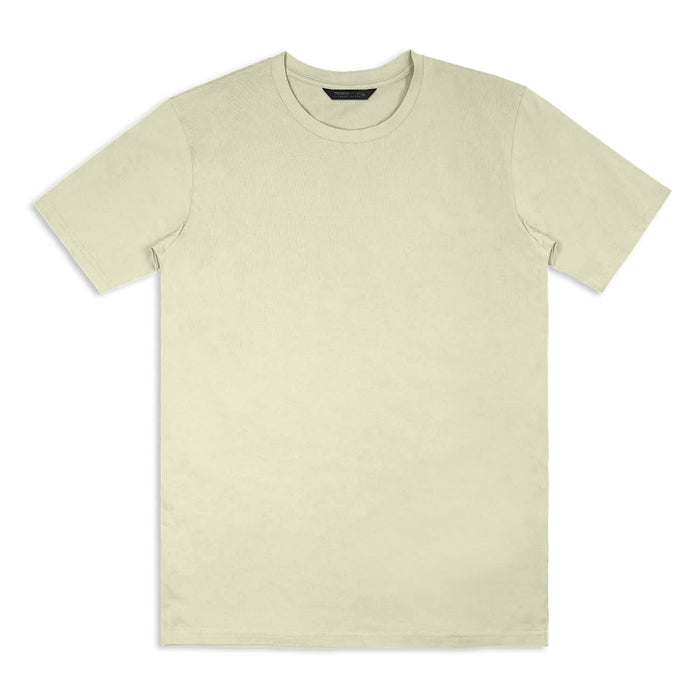 TRENDSWEAR Element Unisex T-Shirt - A pastel green unisex T-shirt with short sleeves and a plain design, featuring a logo on the label.