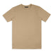 TRENDSWEAR Element Unisex T-Shirt - A beige unisex T-shirt with a round neckline and short sleeves, featuring a logo on the label.