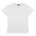 TRENDSWEAR Viva Womens T-Shirt - A white women's T-shirt with a v-neck design and short sleeves. It features a branding logo.