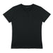 TRENDSWEAR Viva Womens T-Shirt - A black women's t-shirt with a v-neck and short sleeves, featuring a logo.