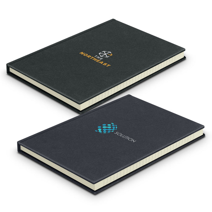 Recycled Cotton Hard Cover Notebook - Custom Promotional Product