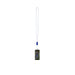 Anser Recycled Plastic Smartphone Lanyard w/ 27W 5-in-1 Built-in Cable - A blue lanyard attached to a smartphone holder. The holder has a dark design and features a built-in cable.
