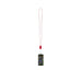 Anser Recycled Plastic Smartphone Lanyard w/ 27W 5-in-1 Built-in Cable - A pink smartphone lanyard featuring a built-in cable, designed to hold a mobile device securely.
