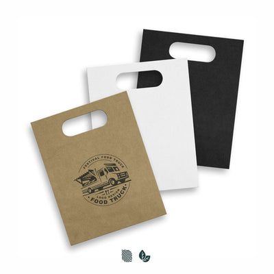 Medium Die Cut Paper Bag Portrait - Custom Promotional Product