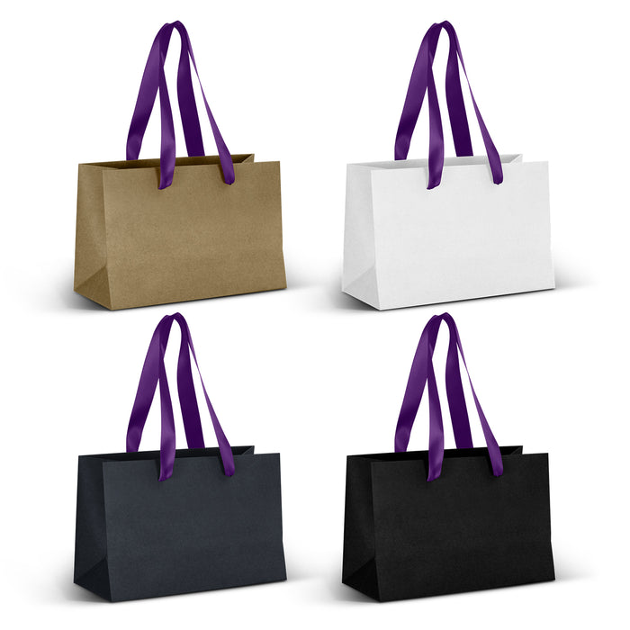 Small Ribbon Handle Paper Bag - Custom Promotional Product