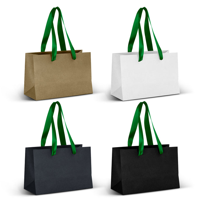 Small Ribbon Handle Paper Bag - Custom Promotional Product