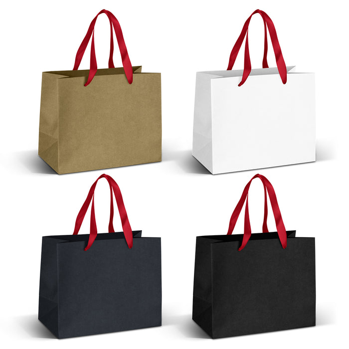 Medium Ribbon Handle Paper Bag - Custom Promotional Product